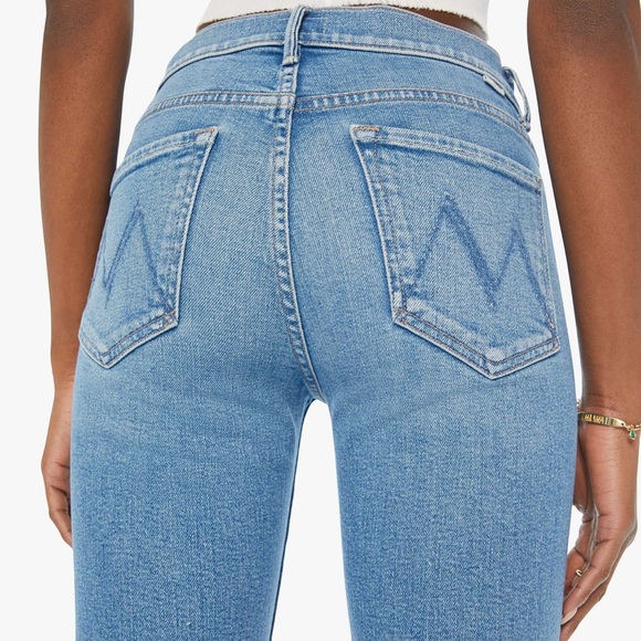 NWT, Mother,  Outsider Sneak Jeans Nice - Picture 4 of 13